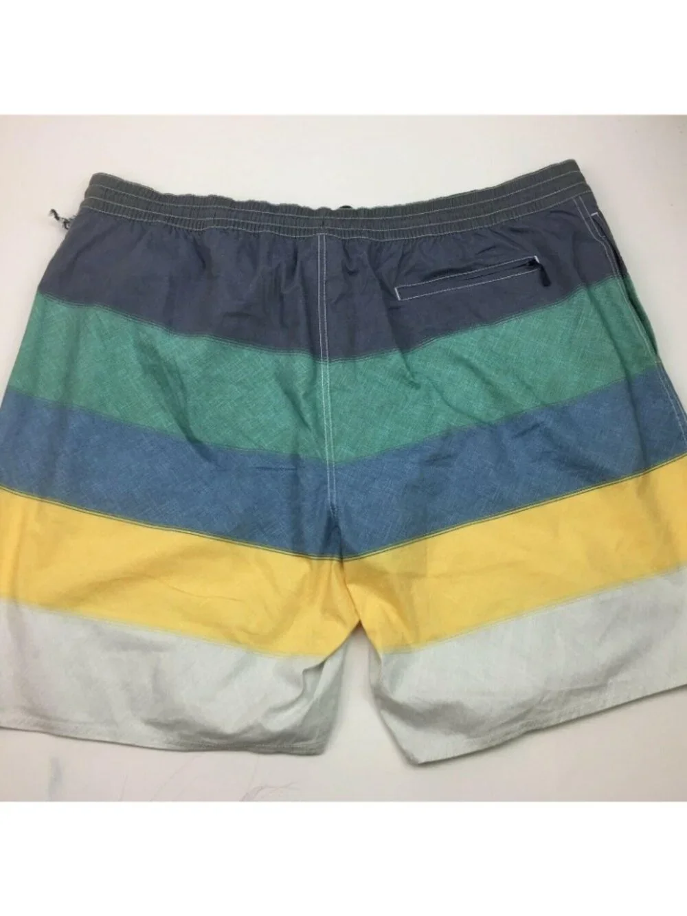 Roundtree & Yorke Men's Swimwear Board Shorts Green Blue Navy White Size 2XB